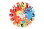 Wallity Reloj Decorativo Ms-05 Multicolor